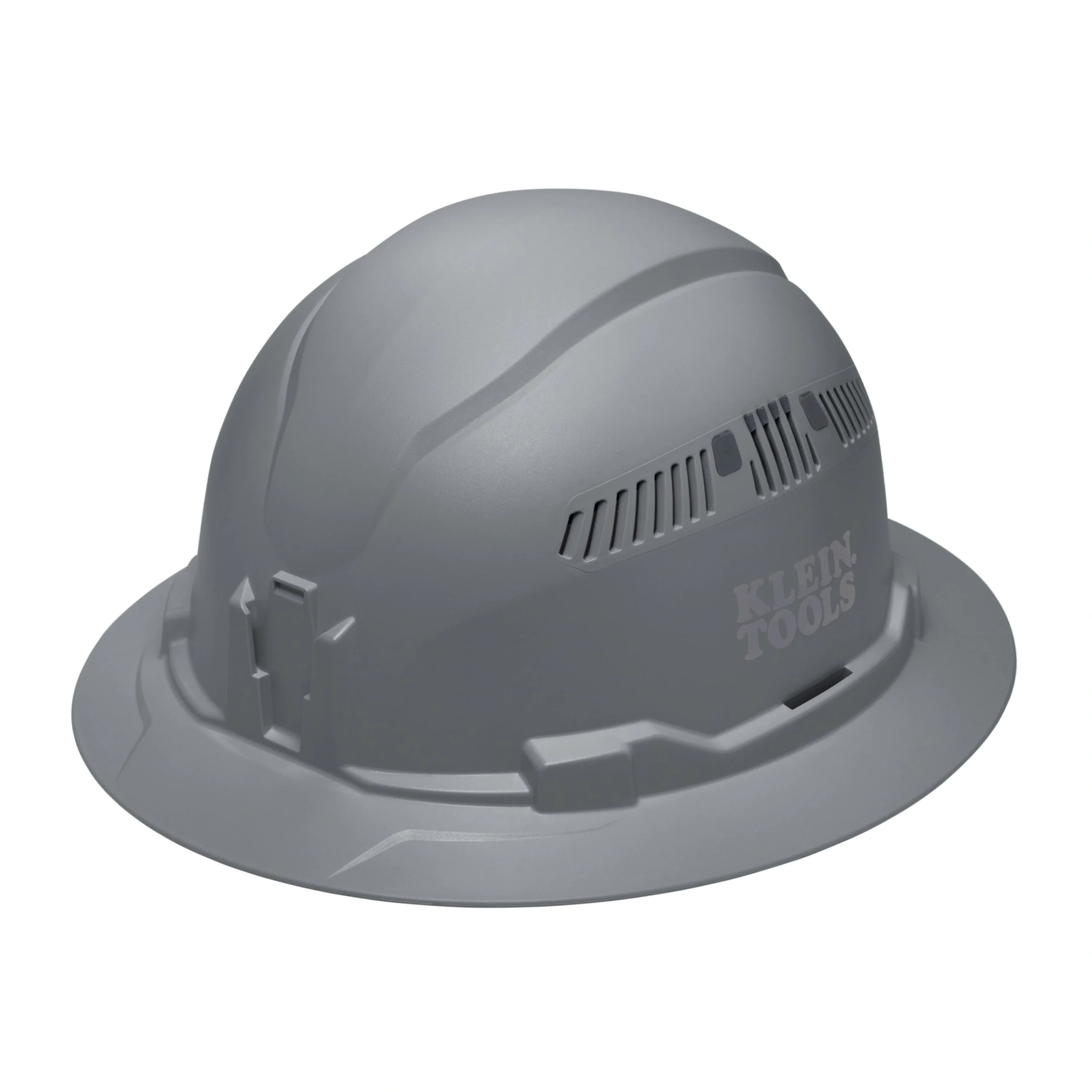 Casco de Seguridad Gris de Ala Completa (Con Ventilación) - Klein Tools