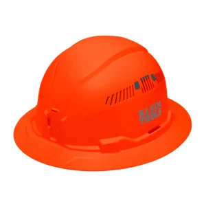 Casco de Seguridad Naranja Alta Visibilidad (Con Ventilación) - Klein Tools