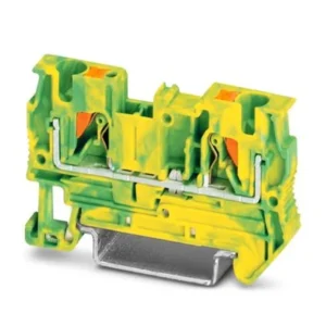 PHOENIX CONTACT CLEMA PUSH IN TIERRA 1 NIVEL 4mm 24-10AWG 38A PT 4-PE