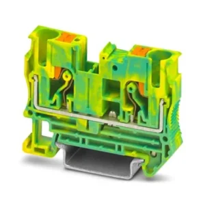 PHOENIX CONTACT CLEMA PUSH IN TIERRA 1 NIVEL 6mm 20-8AWG 52A PT 6-PE