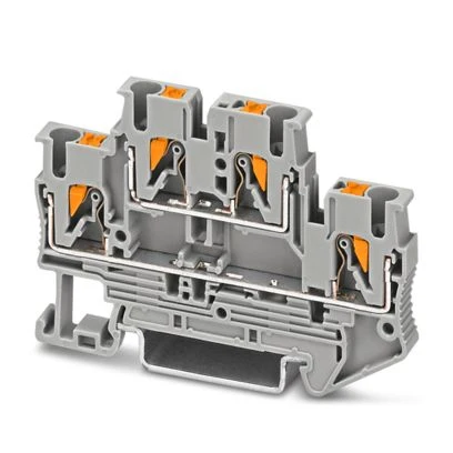 PHOENIX CONTACT CLEMA TORNILLO GRIS 2 NIVELES 2.5mm 26-12AWG
