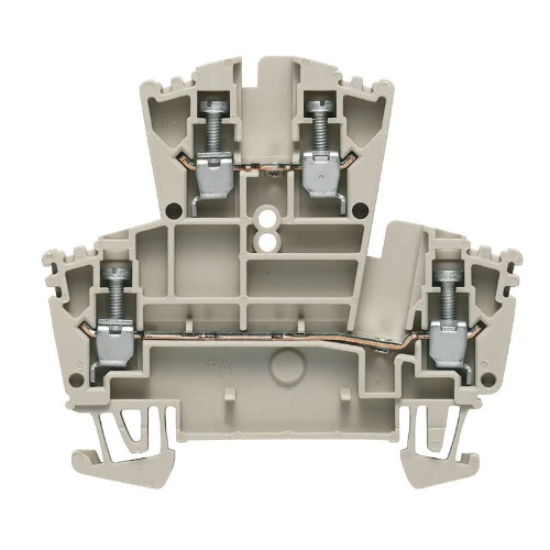 WEIDMULLER CLEMA DE PASO DOBLE PISO WDK 2.5 BL